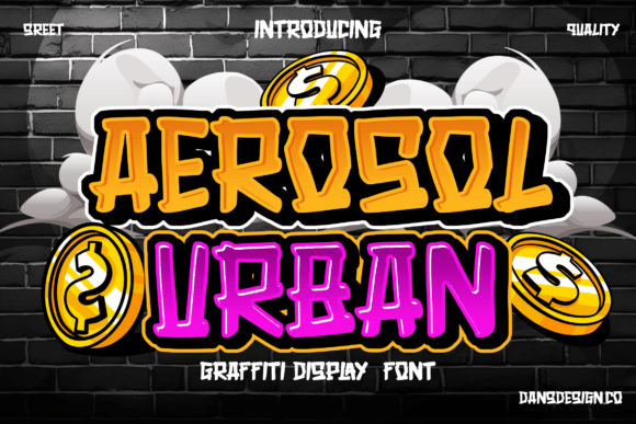 Aerosol Urban: A Bold Display Font for Web Design