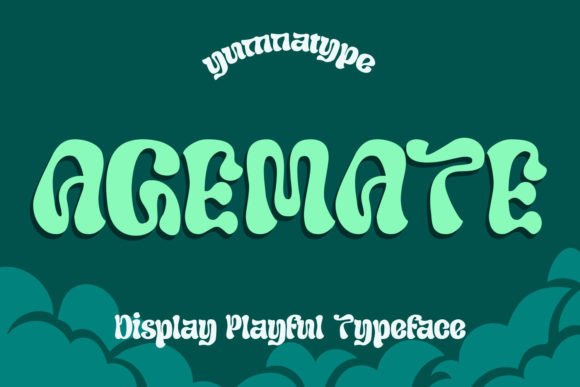 Agemate: A Playful Display Font for Digital Design