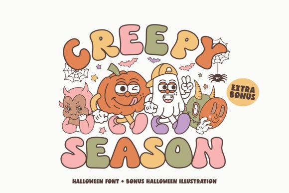Creepy Season: A Bold Display Font for Digital Branding