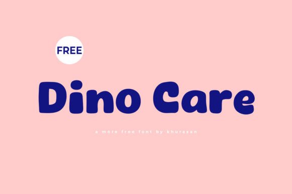 Dino Care: A Modern Display Font for Digital Design