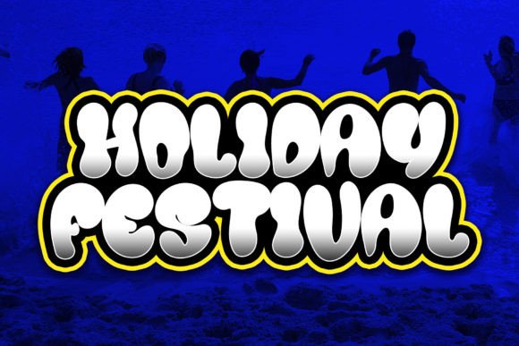 Discover Holiday Festival: A Display Font for Editorial Excellence