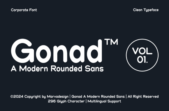 Gonad: A Font That Elevates Branding with Warmth and Professionalism