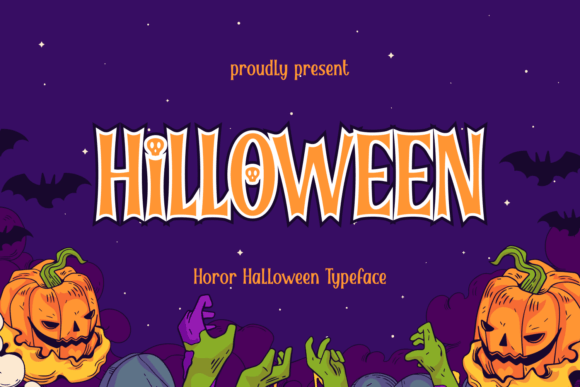 Hilloween: A Display Font for Editorial Creativity
