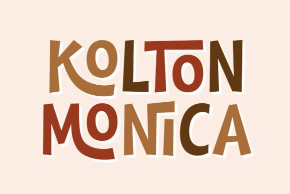 Kolton Monica: A Playful Font for Kids and Branding