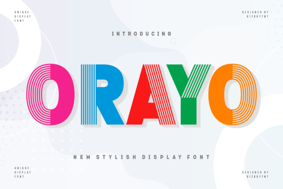 Orayo: A Display Font That Elevates Campaigns