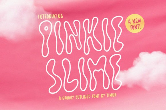 Pinkie Slime: A Playful Display Font for Editorial Design