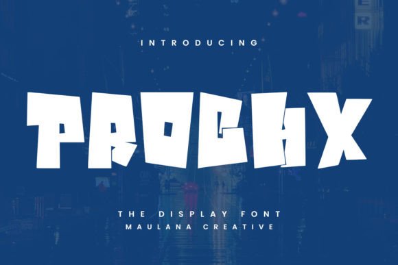 Prochx: A Bold Display Font for Digital Design