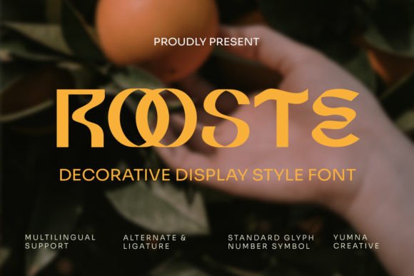 Rooste: A Display Font for Digital Design Excellence