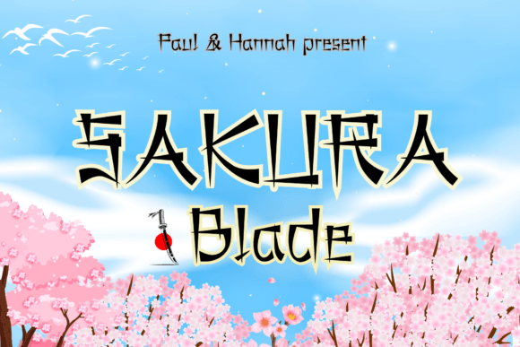 Sakura Blade: A Beautiful Display Font for Digital Branding