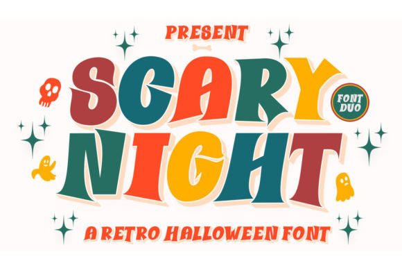 Scary Night Duo: A Display Font for Bold Web Design