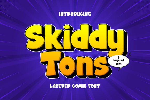 Skiddy Tons: A Font That Brings Digital Design to Life
