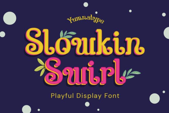 Slowkin Swirl: A Playful Display Font for Digital Marketers